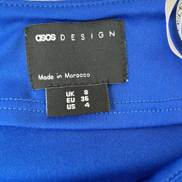 asos Design Side Cutout Strap dress with back button closure. - Picture 8 of 10